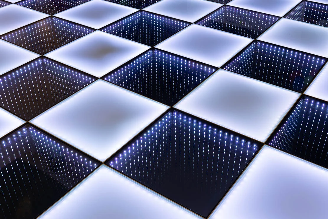 LED-golv för bröllopsfest